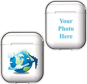 Beyond Cell Customize Your Airpod Case/Personalized Protective Cover Compatible with Airpod Case 1st and 2nd Generation -Personalized Photo Transparent Clear
