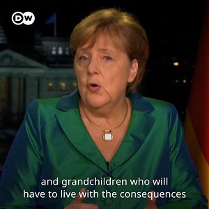 Angela Merkel's New Year's speech, which will be broadcast in Germany at 18:00 tonight, addresses issues such as climate change, migration and security. | DW News
