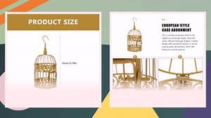 European Style Iron Birdcage Decor for Weddings and Events Elegant Decorative Cage for Centerpieces Home Decor and Party Photo Props