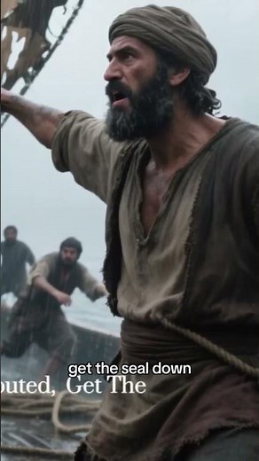 The terrifying moment the storm lashes the fishermen and their faith shatters