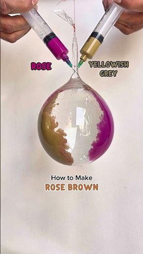 How to Make Rose Brown Color?