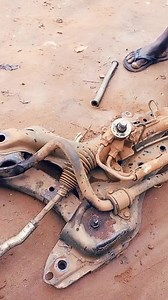 Toyota Corolla steering rack and beam #automotive #automobile #engineer #engineering #auto #mechanical | The mechanical