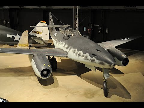 Me 262 "Schwalbe" video walk around (USN and USAF museums)