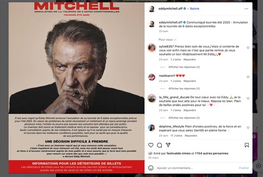 Eddy Mitchell, les dernières informations sur son état de santé
