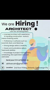 27 shares · 3 comments | URGENT HIRING: LICENSED JUNIOR ARCHITECT &...