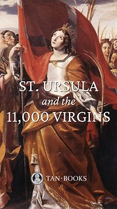 1.7K views · 95 reactions | Saint Ursula and the 11,000 Virgins, pray for us! https://tanbooks.com/products/books/the-life-and-revelations-of-anne-catherine-emmerich-complete-2-volume-set/ | TAN Books | Facebook