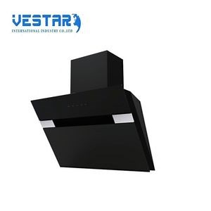 [Hot Item] CB Approved Tempressed Black Glass Slant Range Hood
