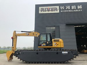 [Hot Item] Floating Marsh Buggy Cat Excavator for Construction Dredging"