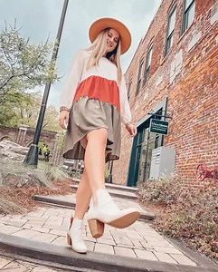 Fall VIBES ✌🏻❤️ Ruffle dress ➡️🛒 go ahead and add to cart! It’s a good night for some online shopping! Go ahead download our APP in the App Store and make your life easy ➡️ https://shoptheexchange.co/search?type=product,page&q=*Seasons of Thanks Multi-color Dress* | The Exchange