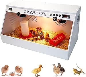 Brooder Box for Chicks Chicken Brooder Box Indoor Heat Plate for Chicks Intelligent Chick Brooder Children's Smart Brooder Holds Up to 45 Chicks/Ducks/Quails
