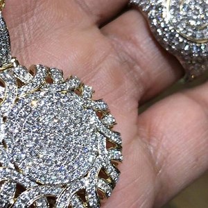 4.06 carat diamond pinky ring, 3.34 Carat diamond pendant. All in solid Yellow gold. Only $3799.00 ( 5.4 gram Franco yellow gold chain included) | Diamonds and Diamonds | Facebook