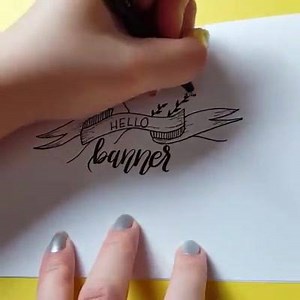 How to quickly make a simple banner | Honey Darko