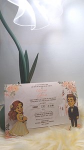 DIY Sliding Wedding Invitation Groom Pulling Bride With You Tube Tutorial Link - Etsy