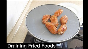 Splatter Screen for Cooking 13 Inch, Block 99% Hot Oil, Stainless Steel Splatter Screen for Frying Pan, Heavy Duty and Easy to Clean