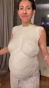 My Friday night. Casting my very pregnant wife’s belly. @michelle_nouraei thanks @roxana.alas.71 for the assistance . @ramaterials @smoothon | Plastic Jesus