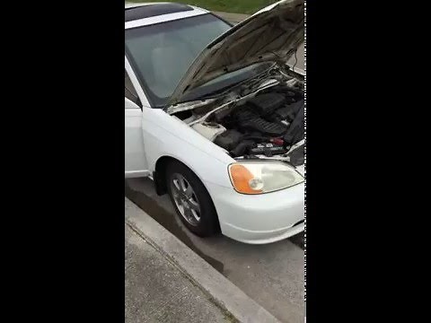 2003 Honda Civic water leaking on passenger floor from sunroof