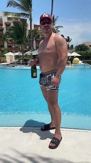 Enjoying Luxury Poolside in Mexico