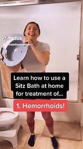 Sitz Bath Treatment for PAIN in your Private Parts🔥 Everyone should own a SITZ BATH. Why?🤔 Because they are not just for treating hemorrhoids❗️ In fact, a Sitz Bath is used to treat a variety of problems and pain that occur in your NETHER REGIONS❗️How? 🤯 Because soaking your bottom and genitals in warm water using a Sitz Bath helps to increase blood flow to the area which carries oxygen that aids in heaing injured tissues! Not to mention it soothes irritation and helps decrease pain✅ It helps