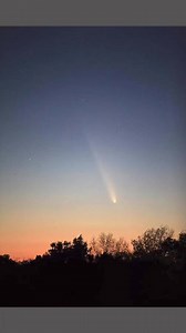 1.4K views · 14 reactions | Comet C/2023 A3 came into view last night near sunset. The comet will likely be at its best from October 14th through October 18th. Look a few degrees above the western horizon after sunset. Best viewing will be with binoculars, but you can see it with the naked eye.  courtesy Imelda Joson and Edwin Aguirre (from Burlington) & Scott Stransky (from Boston). | Pete Bouchard NBC10 Boston | Facebook