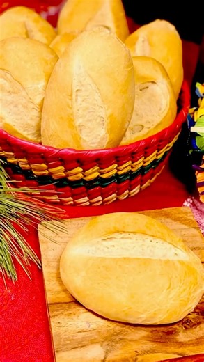 Homemade bolillos fresh bread from scratch