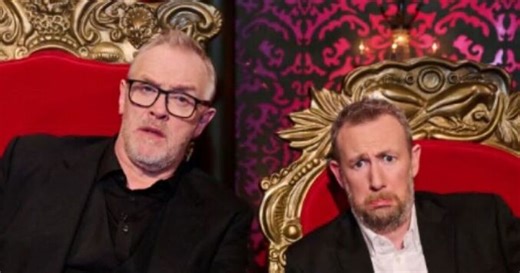 Taskmaster: Greg reacts to Morgana Robinson’s stripping story
