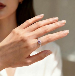 Classic Three-stone Spinel Ring • Natural Spinel Ring • 925 Sterling Silver With 18K White Gold Plating • Adjustable Ring • Gift for Women - Etsy