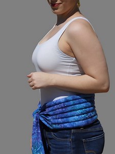 Large Lavender Flaxseed Heat Wrap: Aromatherapy Neck & Shoulder Pain Relief - Etsy