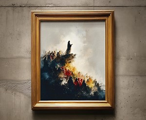 Sermon on the Mount Painting - Jesus Preaching Wall Art - Beatitudes Decor - Christian Mountain Art - Christ Teaching Digital Oil Print 609 - Etsy Australia