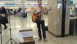#BrusselsTribute - a special dedication from our CEB Malta busker at Malta International Airport. | Malta International Airport