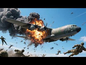 3 minutes ago: C-130 aircraft carrying troops destroyed by Su-57 aircraft - Arma3 Simulation