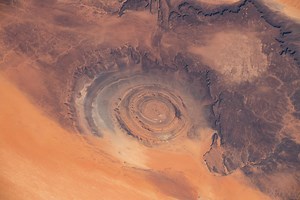 Mysterious giant geological eye staring into space from Earth