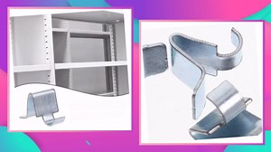 Cabinet Shelf Clips, 10PCS Metal Shelf Clips Adjustable Cabinet Bracket Support Pins for Bookcase Wardrobe Kitchen Bookcase Thickening 9mm