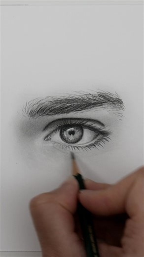Draw a realistic eye with me step by step ✍️ Watch my latest Youtube video: https://youtu.be/XXZ0kRczlwI | Emmy Kalia