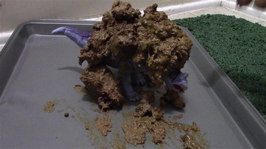 Pooping on a Triceratops