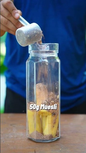 1200 kcal Bulking Shake for Muscle Gain!🔥 88g Protein | Quick | Tasty -jplifts #fitnessreel