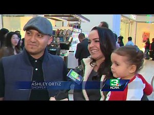 Holiday shoppers fill Arden Fair Mall