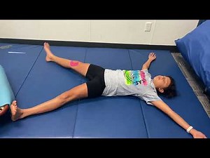 Snow Angel Spinal Galant Reflex integration exercise