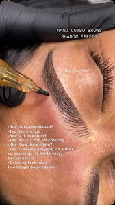 55K views · 284 reactions | NANO COMBO BROWS SHADOW EFFECT - COLORING TECHNIQUE 殺 | Teebrowlashteebrowlash | Facebook
