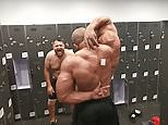 Bodybuilder hilariously struggles to reach sticker on his back
