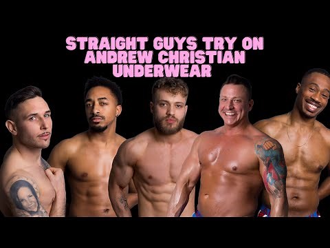 Straight Guys Try On Andrew Christian Underwear