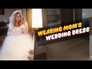 Wearing Mom's Wedding Dress (MTF Crossdressing Story)