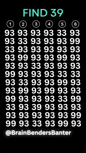🔍 Can you spot the hidden number? 🤔 Test your observation skills with our mind-bending Find the Hidden Number puzzle! In this fast-paced challenge, keep your eyes peeled as you search for the elusive number hidden within the chaos. Are you up for the challenge? Give it a try and see if you can uncover the hidden treasure! 💡 #FindTheHiddenNumber #PuzzleChallenge #MindGames #BrainTeasers #ObservationSkills #SpotTheDifference #FindTheDifference #HiddenNumbers | Brain Benders Banter