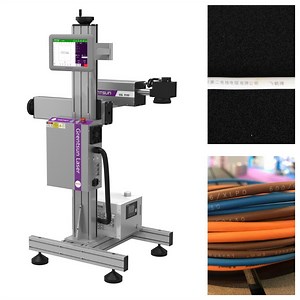 [Hot Item] Flying Laser Date Marking Machine Wire UV Laser Coding Machine 3W5w UV Laser for Tube Marking