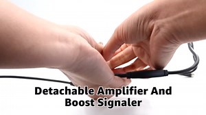 HIDB TV Antenna for Smart TV Indoor, Long Range Reception, Supports All Free HDTV Channels