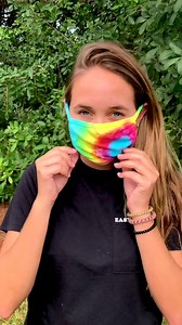 Perfect Stix Tie Dye Mask Kit - DIY Tie Dye Mask Kit for Kids and Adults - Red and Blue - Krafty Kitz