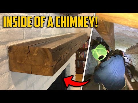 Installing a Mantle to a Brick Chimney (From Inside)
