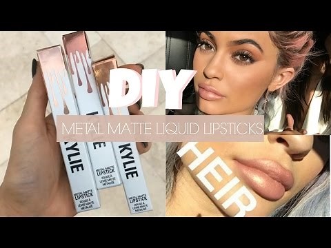 DIY KYLIE JENNER LIP KIT | Metallic Liquid Lipstick
