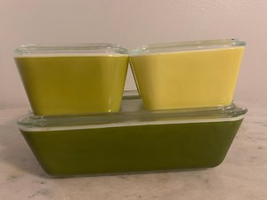 Pyrex Verde Refrigerator Set - Etsy