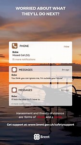 Malicious, abusive or threatening calls and texts, whether from people you know or from strangers, are a criminal offence. If you need support, please visit: https://orlo.uk/xJ4CC | Brent Council | Facebook