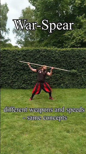 Using different staff weapons with the same core principles #hema #spears #history #martialarts
